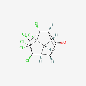 molecular formula C12H8Cl6O B13788095 Endrin-ketone 