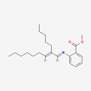 molecular formula C22H33NO2 B13788096 Methyl o-[(2-pentyl-2-nonenylidene)amino]benzoate CAS No. 67800-79-7