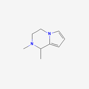 Pyrrolo[1,2-A]pyrazine, 1,2,3,4-tetrahydro-1,2-dimethyl-(9CI)