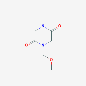 1-(Methoxymethyl)-4-methylpiperazine-2,5-dione