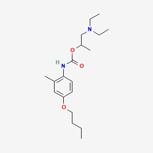 1-((Diethylamino)methyl)ethyl 4-butoxy-2-methylcarbanilate