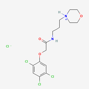 N-(3-(4-Morpholinyl)propyl)-2-(2,4,5-trichlorophenoxy)acetamide hydrochloride