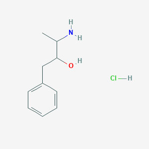 molecular formula C10H16ClNO B1378864 3-氨基-1-苯基丁醇盐酸盐 CAS No. 1423032-28-3