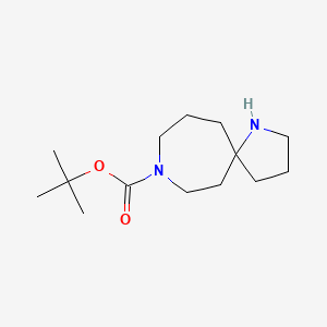 molecular formula C14H26N2O2 B1378871 8-Boc-1,8-diazaspiro[4.6]undecane CAS No. 1403767-18-9