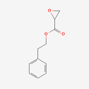 B13788860 Oxiranecarboxylic acid, 2-phenylethyl ester CAS No. 68892-14-8