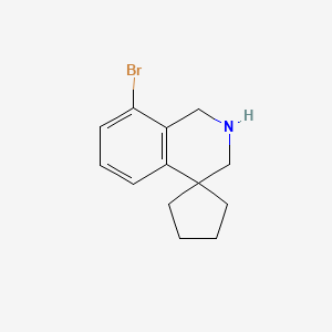 B1378904 8'-Bromo-2',3'-dihydro-1'H-spiro[cyclopentane-1,4'-isoquinoline] CAS No. 885269-41-0
