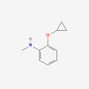 B1378905 2-Cyclopropoxy-N-methylaniline CAS No. 1243439-17-9