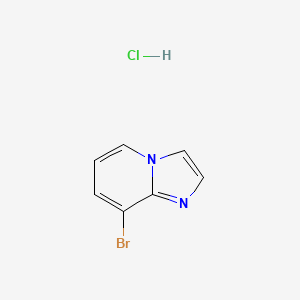 molecular formula C7H6BrClN2 B1378909 盐酸 8-溴咪唑并[1,2-a]吡啶 CAS No. 1419101-42-0