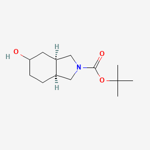 molecular formula C13H23NO3 B1378925 (3Ar,7as)-rel-2-叔丁氧羰基-5-羟基-八氢-2h-异吲哚 CAS No. 318502-89-5