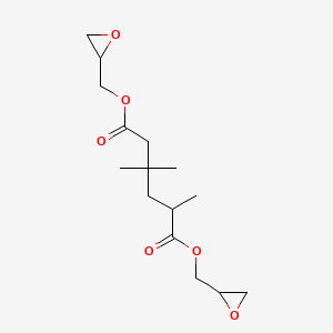 Bis(oxiranylmethyl) 2,4,4-trimethyladipate