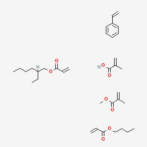 Butyl prop-2-enoate;2-ethylhexyl prop-2-enoate;methyl 2-methylprop-2-enoate;2-methylprop-2-enoic acid;styrene