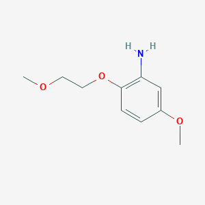 5-Methoxy-2-(2-methoxyethoxy)aniline