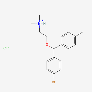 2-(p-Bromophenyl-(p'-tolyl)methoxy)-N,N-dimethylethylamine hydrochloride