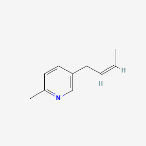 (Z)-5-(But-2-enyl)-2-methylpyridine