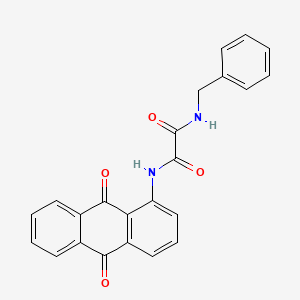 N-(1-Anthraquinonyl)-N'-benzyloxamide