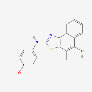 2-(4-Methoxyanilino)-4-methyl-benzo[e][1,3]benzothiazol-5-ol