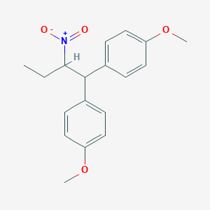 Benzene, 1,1'-(2-nitrobutylidene)bis(4-methoxy-