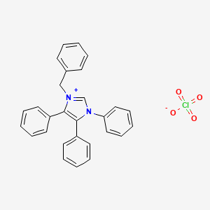 3-Benzyl-1,4,5-triphenylimidazolium perchlorate