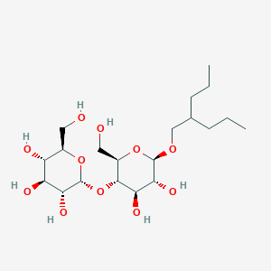 (2R,3R,4S,5S,6R)-2-[(2R,3S,4R,5R,6R)-4,5-dihydroxy-2-(hydroxymethyl)-6-(2-propylpentoxy)oxan-3-yl]oxy-6-(hydroxymethyl)oxane-3,4,5-triol