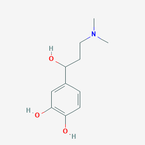 4-[3-(Dimethylamino)-1-hydroxypropyl]benzene-1,2-diol