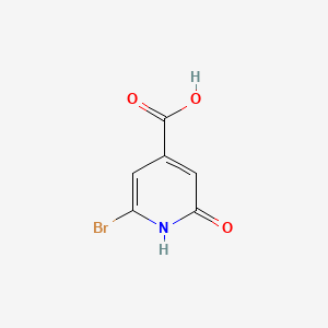 molecular formula C6H4BrNO3 B1378962 6-溴-2-氧代-1,2-二氢吡啶-4-羧酸 CAS No. 1393567-29-7