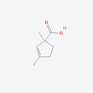 1,3-Dimethylcyclopent-2-ene-1-carboxylic acid