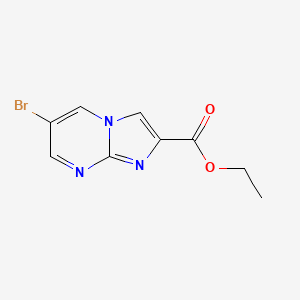 molecular formula C9H8BrN3O2 B1378971 Ethyl 6-bromoimidazo[1,2-A]pyrimidine-2-carboxylate CAS No. 944896-67-7