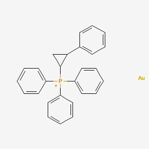 gold;triphenyl-(2-phenylcyclopropyl)phosphanium