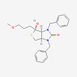 (3aS,4S,6aR)-1,3-dibenzyl-4-hydroxy-4-(3-methoxypropyl)-6,6a-dihydro-3aH-thieno[3,4-d]imidazol-2-one