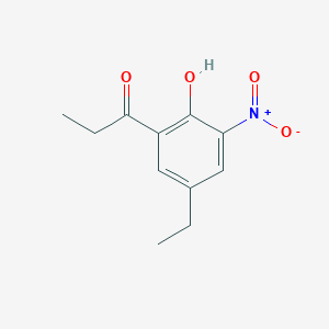 1-(5-Ethyl-2-hydroxy-3-nitrophenyl)propan-1-one