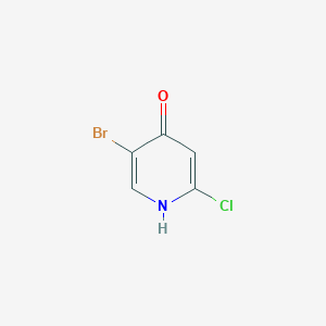 molecular formula C5H3BrClNO B1378980 5-溴-2-氯吡啶-4-醇 CAS No. 1196146-82-3
