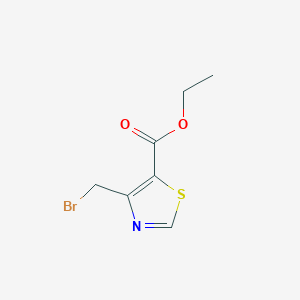 molecular formula C7H8BrNO2S B13789804 Ethyl 4-(bromomethyl)thiazole-5-carboxylate 