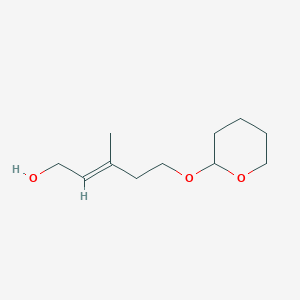 2-Penten-1-ol,3-methyl-5-[(tetrahydro-2H-pyran-2-yl)oxy]-,(2E)-(9CI)