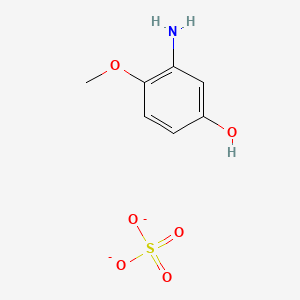 3-Amino-4-methoxyphenol;sulfate