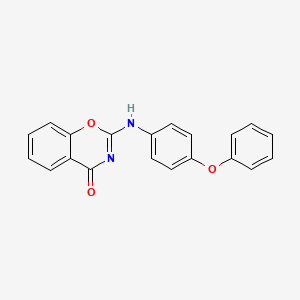 2-[(4-Phenoxyphenyl)amino]-4H-1-benzoxazin-4-one