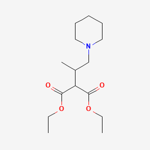 Ethyl(piperidinomethyl)malonic acid diethyl ester