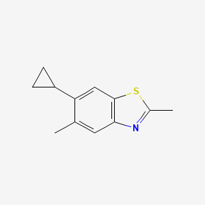 6-Cyclopropyl-2,5-dimethyl-1,3-benzothiazole