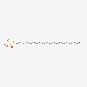 Ethanethiol, 2-heptadecylamino-, hydrogen sulfate (ester)