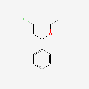 (3-Chloro-1-ethoxypropyl)benzene