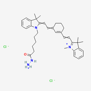 molecular formula C37H48Cl2N4O B13790121 Cyanine7 hydrazide 