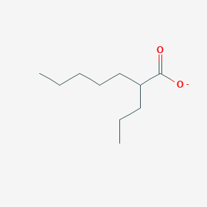 molecular formula C10H19O2- B13790125 2-Pentyl valerianate 