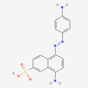 2-Naphthalenesulfonic acid, 8-amino-5-[(4-aminophenyl)azo]-