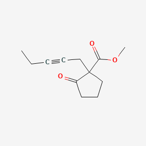 Methyl 2-oxo-1-(2-pentynyl)cyclopentanecarboxylate