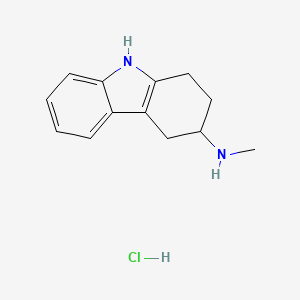 1H-Carbazol-3-amine, 2,3,4,9-tetrahydro-N-methyl-, monohydrochloride