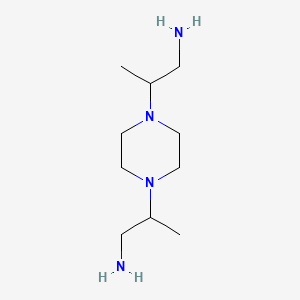 molecular formula C10H24N4 B13790164 1,4-Piperazinediethanamine, beta,beta'-dimethyl- CAS No. 75949-78-9