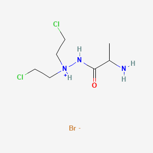 (2-Aminopropanoylamino)-bis(2-chloroethyl)azanium bromide