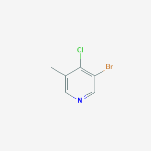 B1379017 3-Bromo-4-chloro-5-methylpyridine CAS No. 1261786-46-2