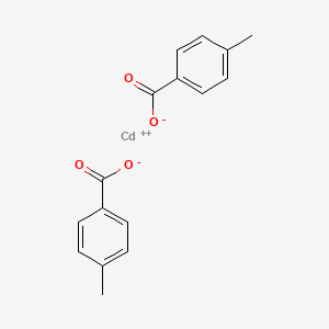 molecular formula C16H14CdO4 B13790267 Benzoic acid, 4-methyl-, cadmium salt CAS No. 2420-97-5