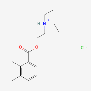 2-(2,3-dimethylbenzoyl)oxyethyl-diethylazanium;chloride