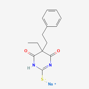 5-Ethyl-5-phenethyl-2-sodiothio-4,6(1H,5H)-pyrimidinedione